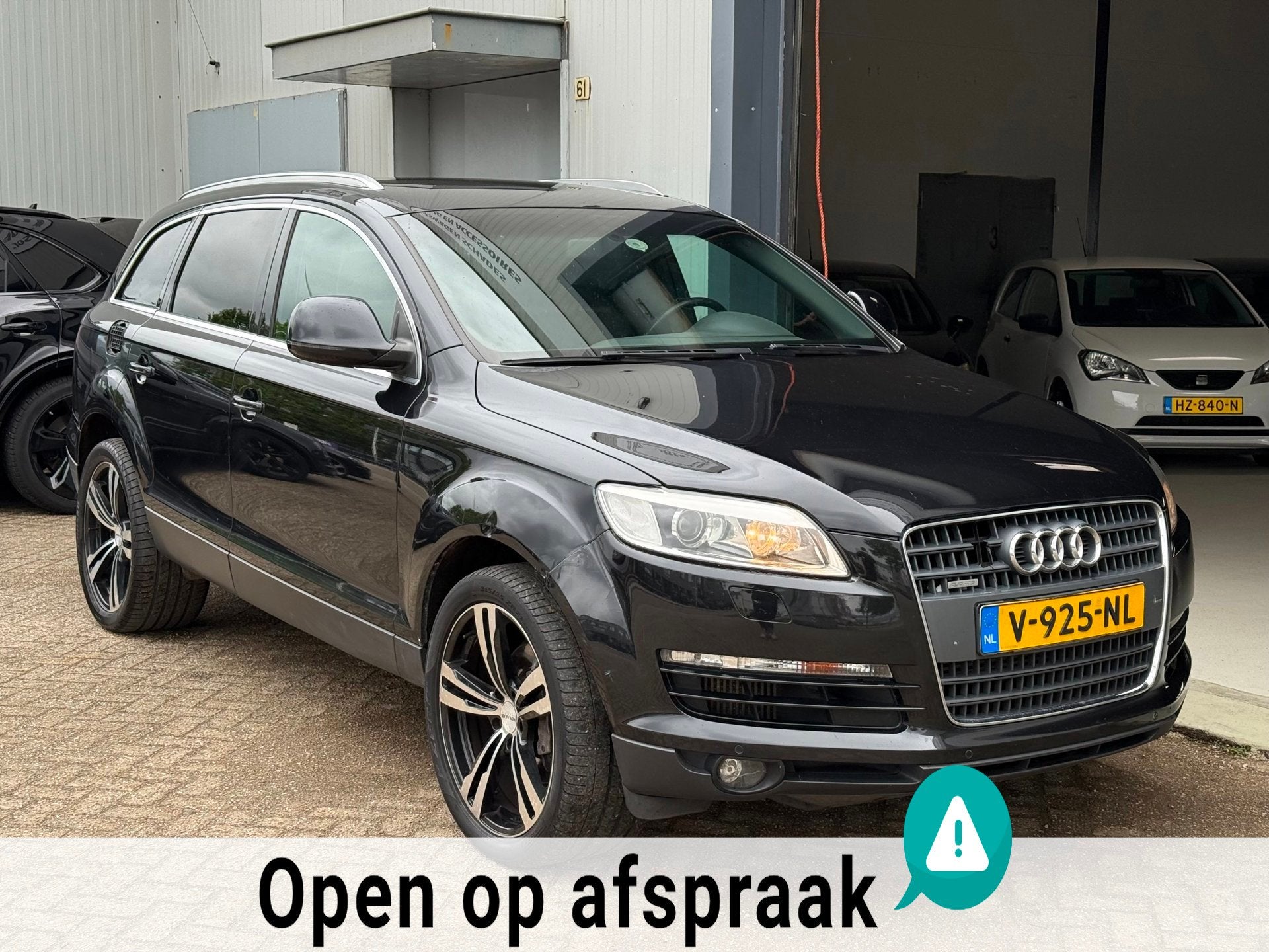 Audi Q7 3.0 TDI quattro Trekhaak Camera Grijs kenteken, Auto's, Bestelauto's, Overige merken, Gebruikt, Zwart, Cruise Control