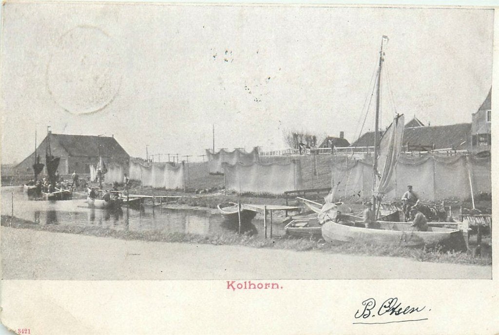 702-098-039 Kolhorn, Verzenden, Voor 1920, Noord-Holland
