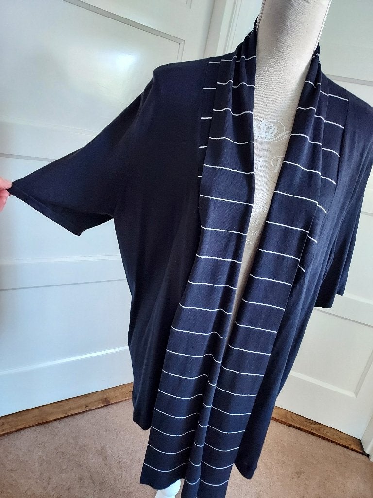 Mooi d.blauw vest van GERRY WEBER      maat 46/48, Maat 46/48 (XL) of groter, Zo goed als nieuw, Gerry weber, Verzenden