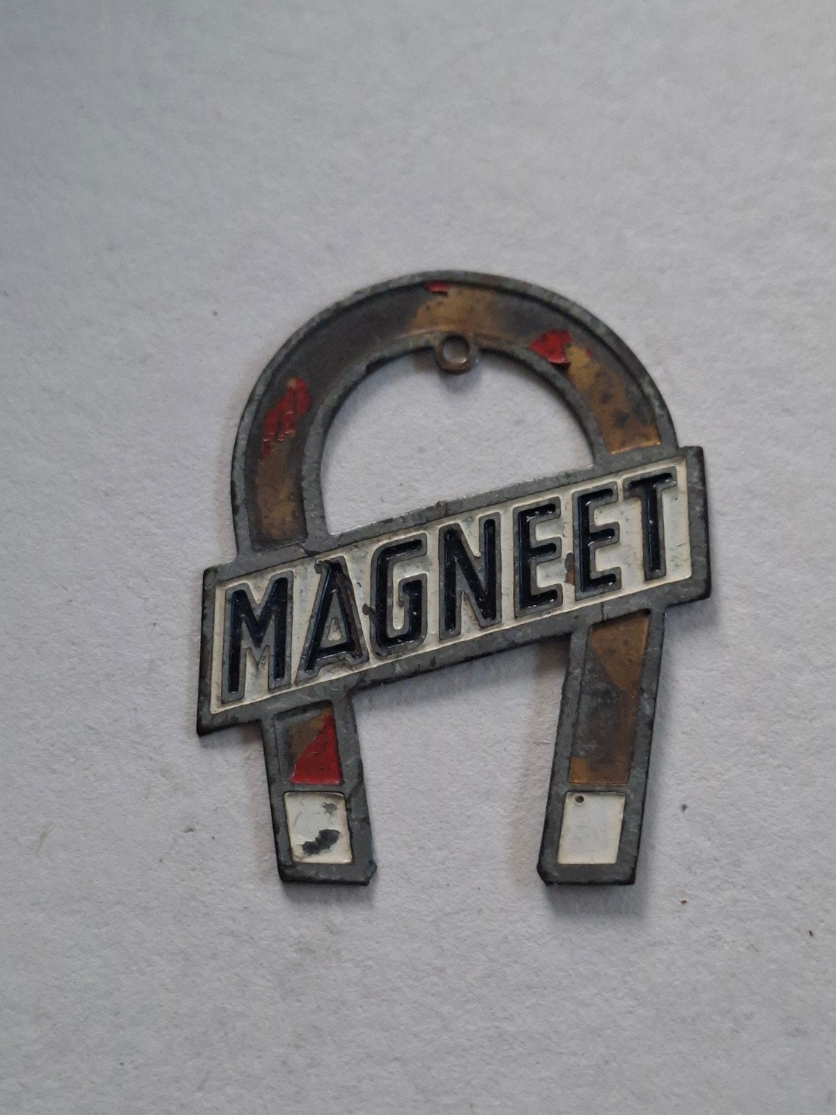 FIETSPLAATJE MAGNEET, Ophalen of Verzenden, Gebruikt