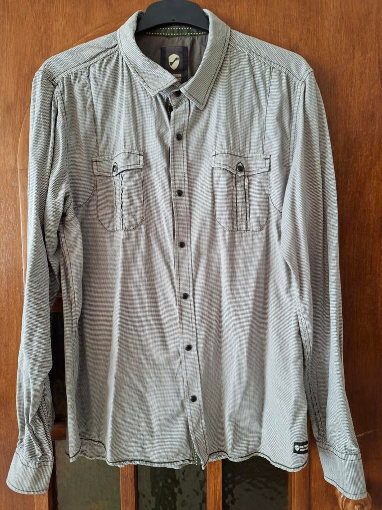 Herenblouse XXL, Kleding | Heren, Overhemden, Zo goed als nieuw, Overige halswijdtes, Grijs, Ophalen