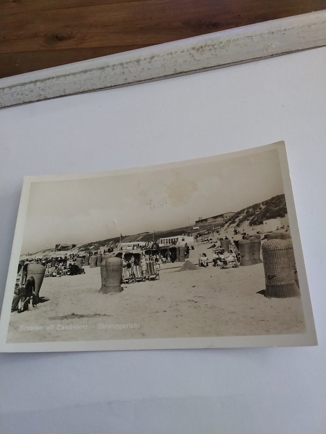 Oude ansichtkaart Zandvoort Strandgezicht, gestempeld, Ophalen of Verzenden, Voor 1920, Noord-Holland