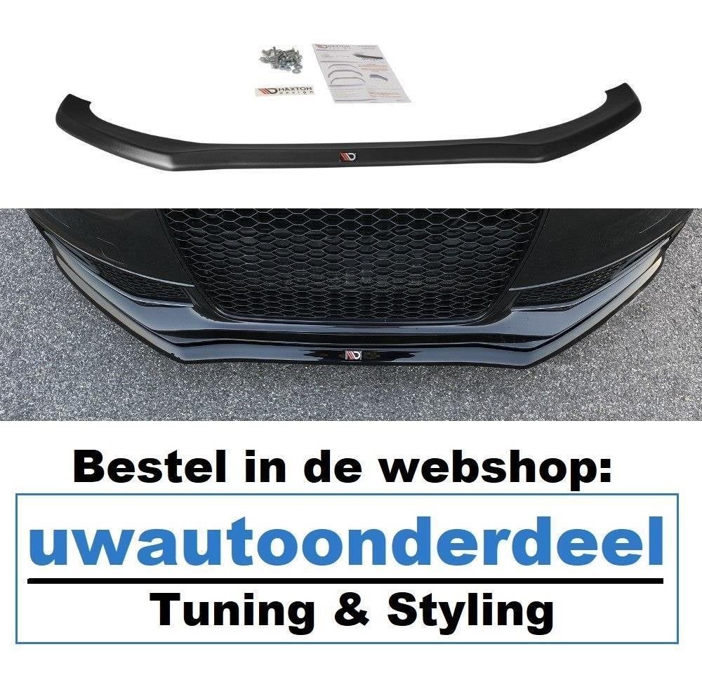 Maxton Design Spoiler Splitter Skirt Geschikt Voor Audi A4 S, Auto diversen, Tuning en Styling, Verzenden, Automotive Parts, A.parts@hotmail.nl