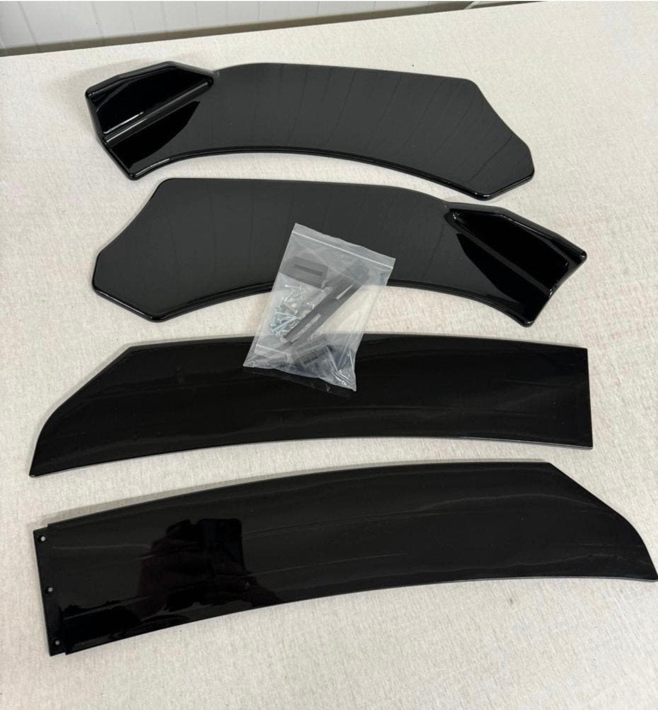 BMW 3-serie Bumperlip glans zwart E46 E90 E91 E93 F30 F31, Ophalen of Verzenden, P, P, P