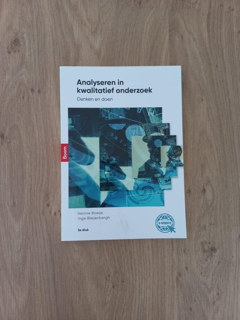 Analyseren in kwalitatief onderzoek, Boeken, Ophalen of Verzenden, Beta, Zo goed als nieuw, HBO