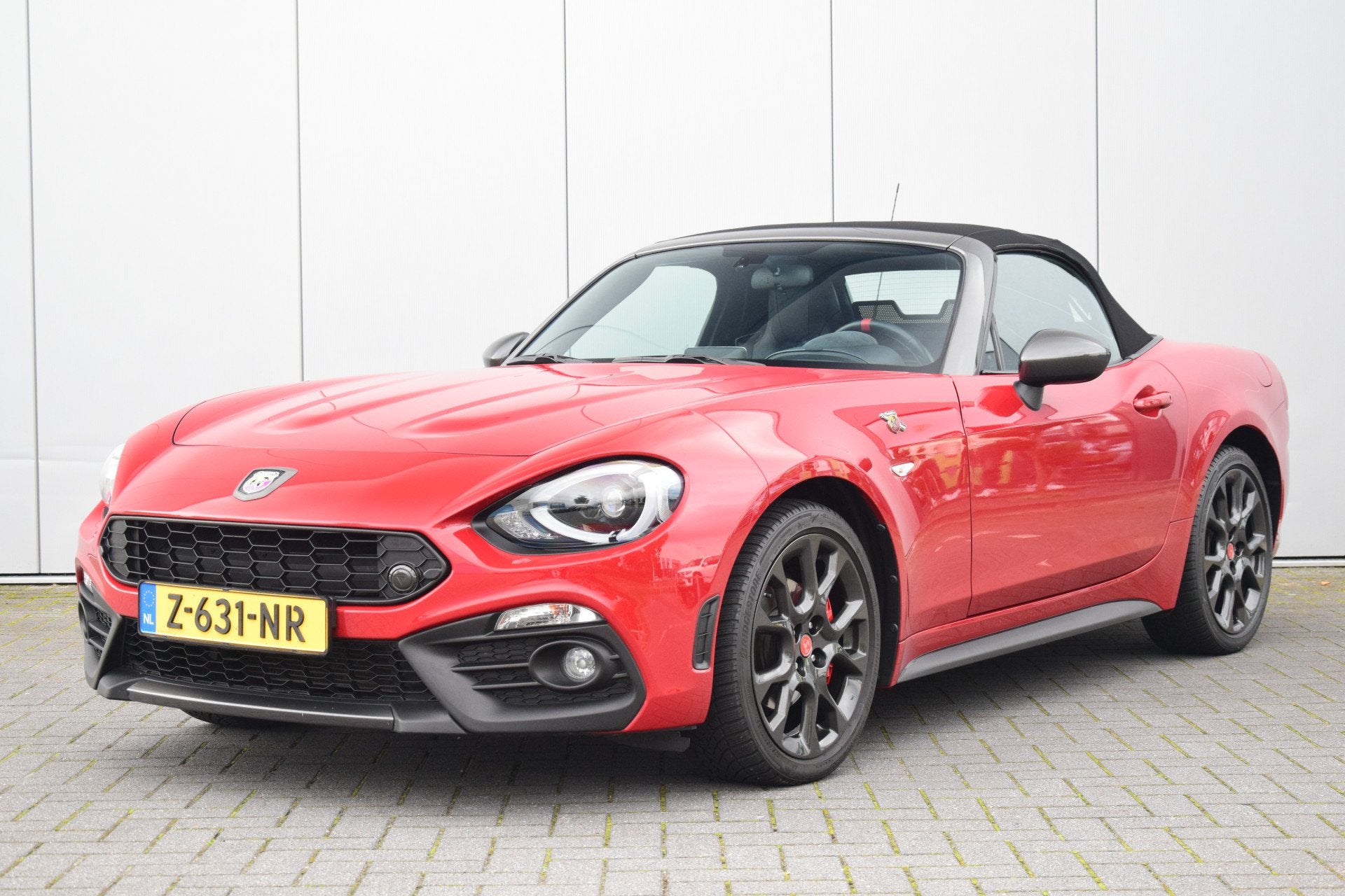 Fiat 124 Spider 1.4 MultiAir Turbo Abarth Leer/Verwarmd Led, Auto's, Automaat, Dealer onderhouden, Gebruikt, 4 cilinders