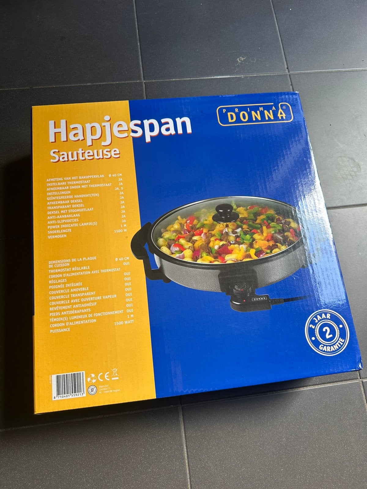 NIEUW - hapjespan prima donna, Ophalen, Nieuw