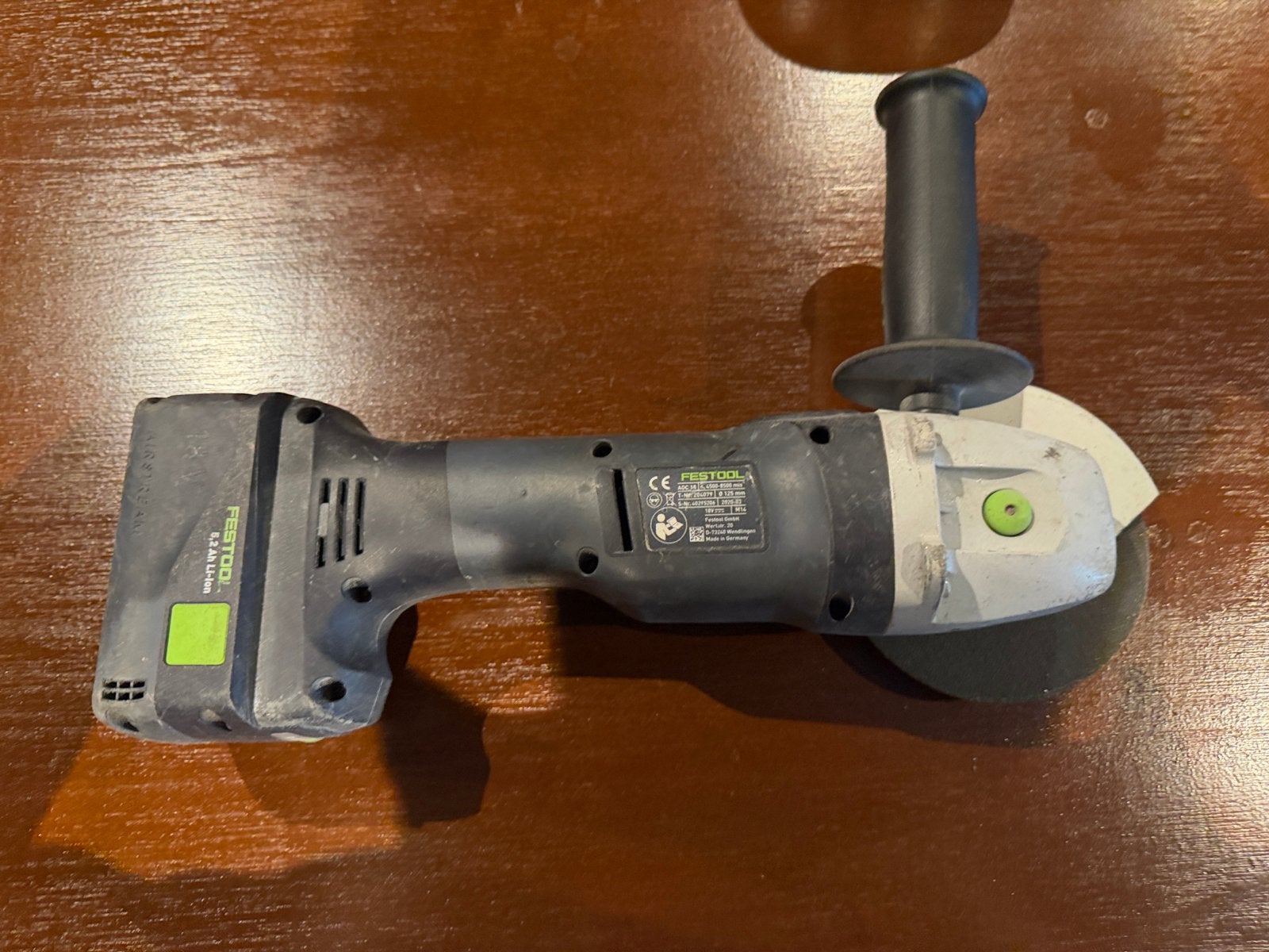 Festool AGC18 Haakse Slijper met Systainer en Accu, Doe-het-zelf en Verbouw, Gereedschap | Slijpmachines, Ophalen, Gebruikt, Minder dan 700 watt