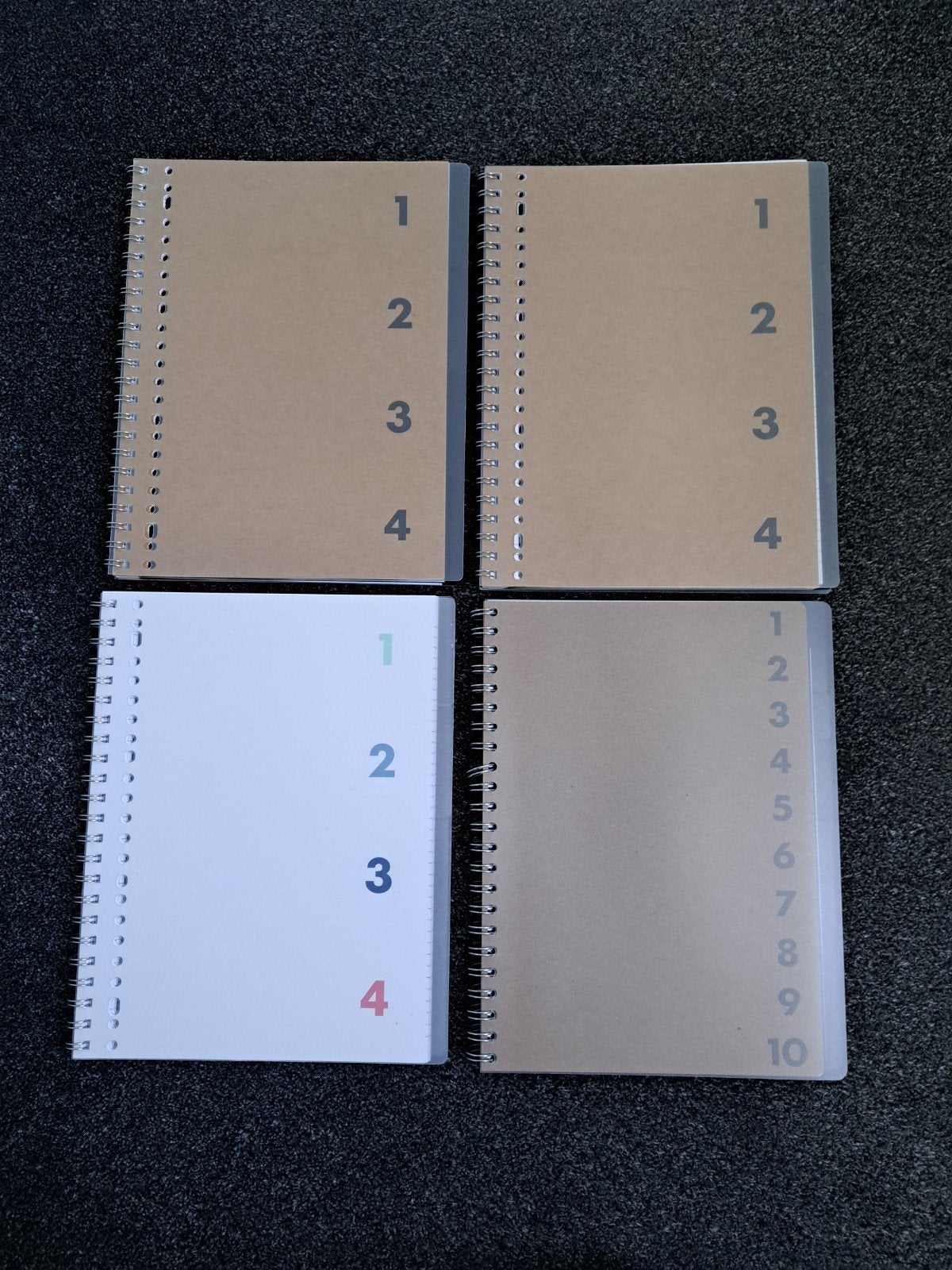 Set van 4 collegeblokken gelinieerd A4, Diversen, Ophalen of Verzenden, Nieuw