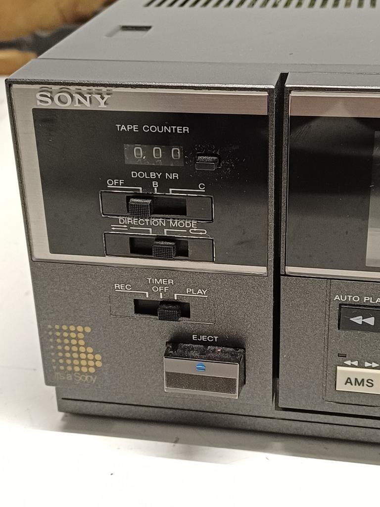 Sony TC-177R Stereo Cassette Deck - Werking Onbekend, Audio, Tv en Foto, Cassettedecks, Ophalen of Verzenden, Enkel, Sony, Auto-reverse