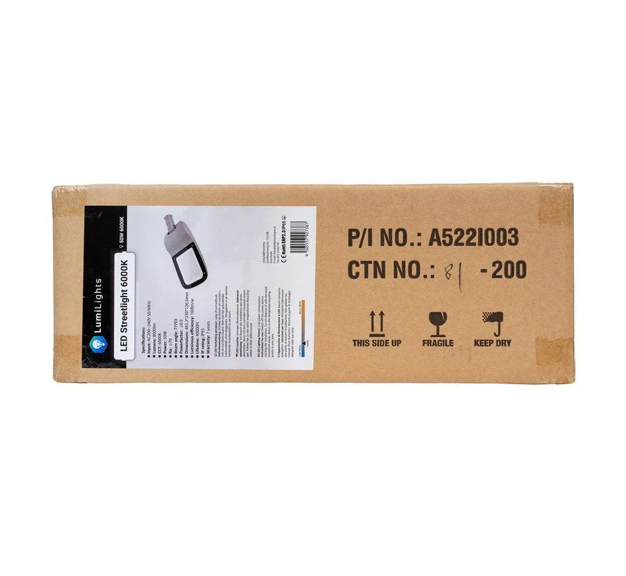 Foto 2 van LED Straatlamp 50W - 160LM/W - ERP 2.0 - 6000K
