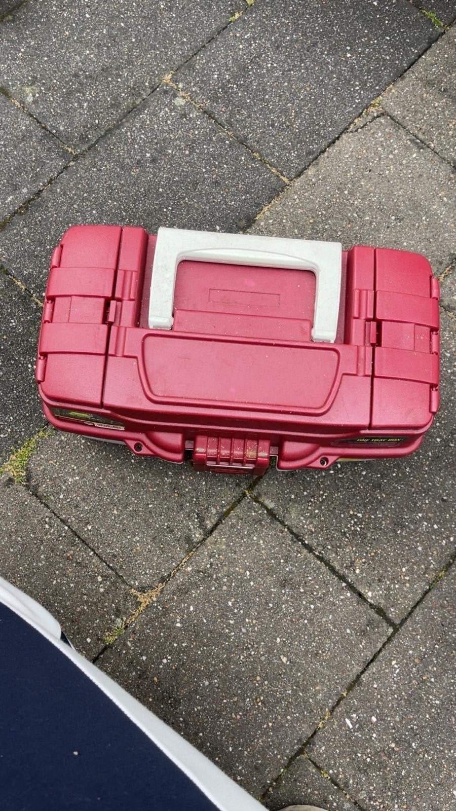Viskoffer met diverse visbenodigdheden, Ophalen, Gebruikt, Koffer of Tas