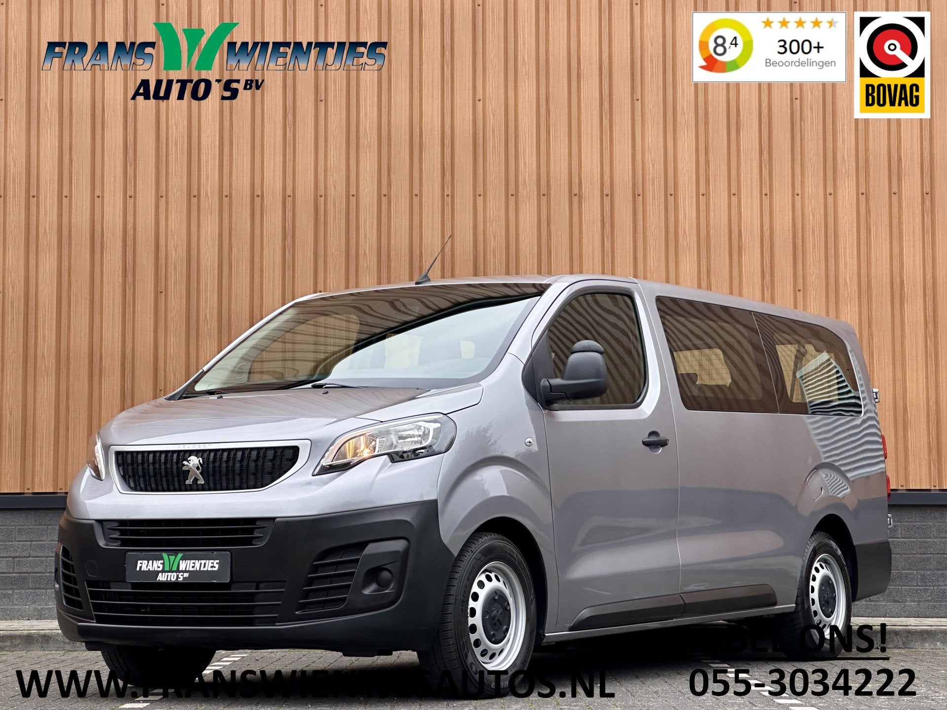 Peugeot Expert Traveller 8P 1.5 BlueHDi 120 Business Long S&, Auto's, Voorwielaandrijving, Stof, Gebruikt, 8 stoelen