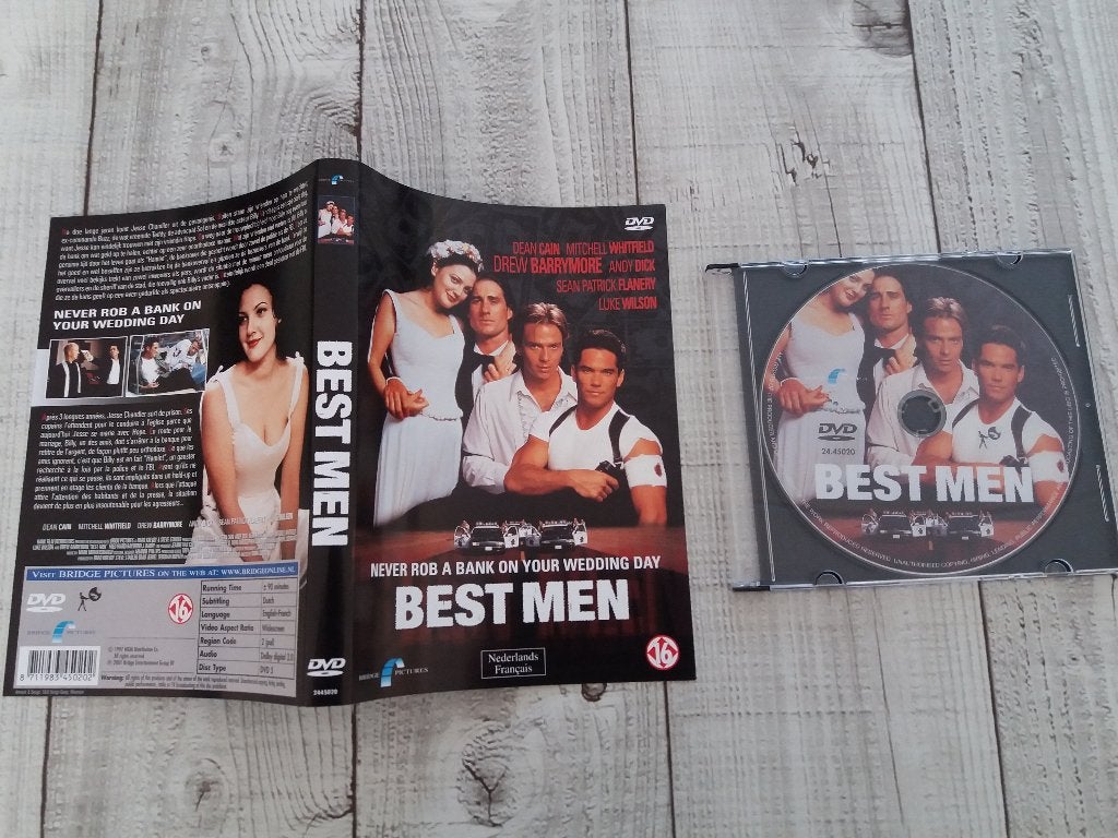 Best Men - Drew Barrymore, Dean Cain, Vanaf 16 jaar, Ophalen of Verzenden, Zo goed als nieuw, Actiekomedie