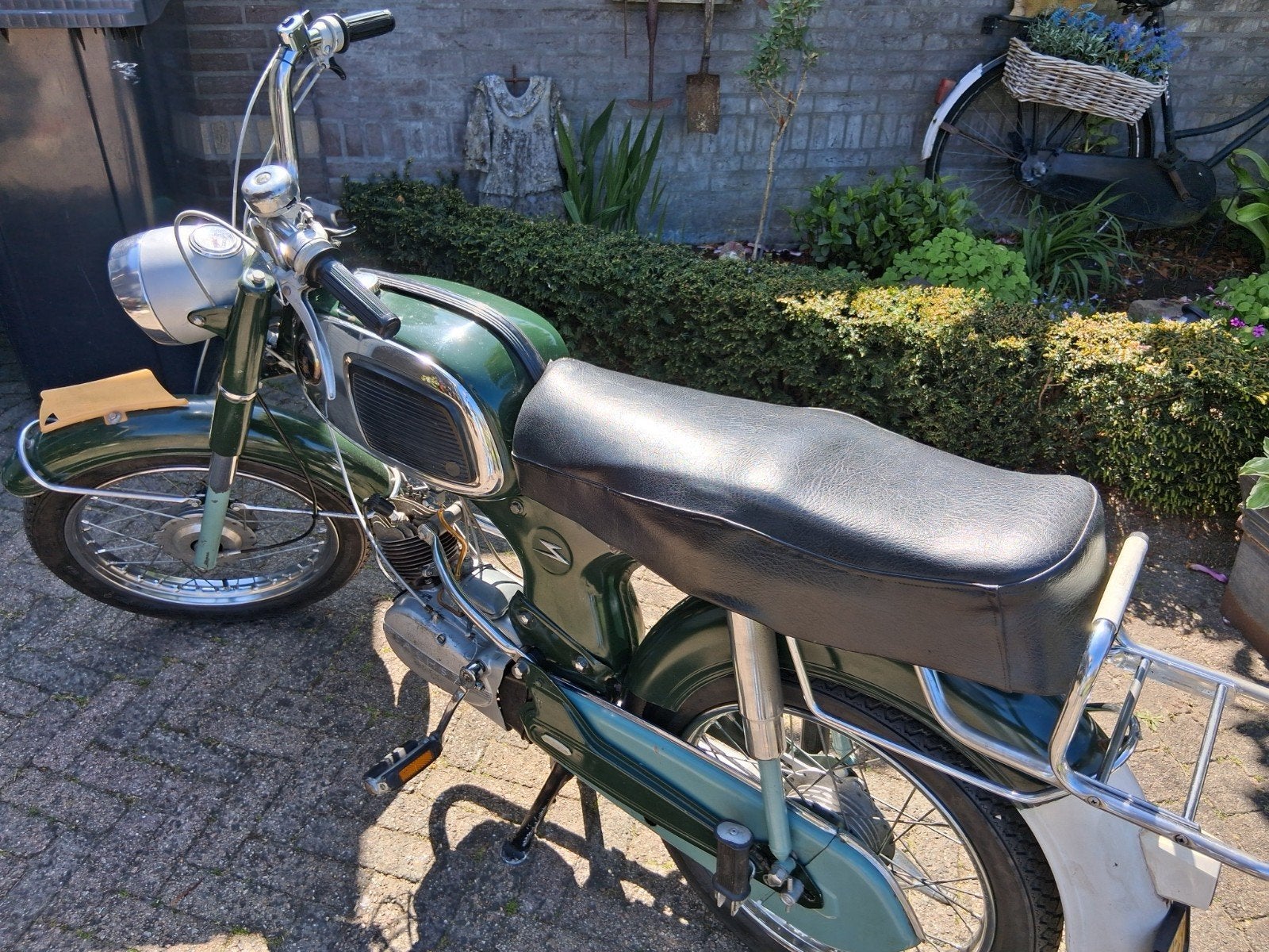 Oldtimer Sparta Brommer uit 1973 met Kenteken, Ophalen, Gebruikt
