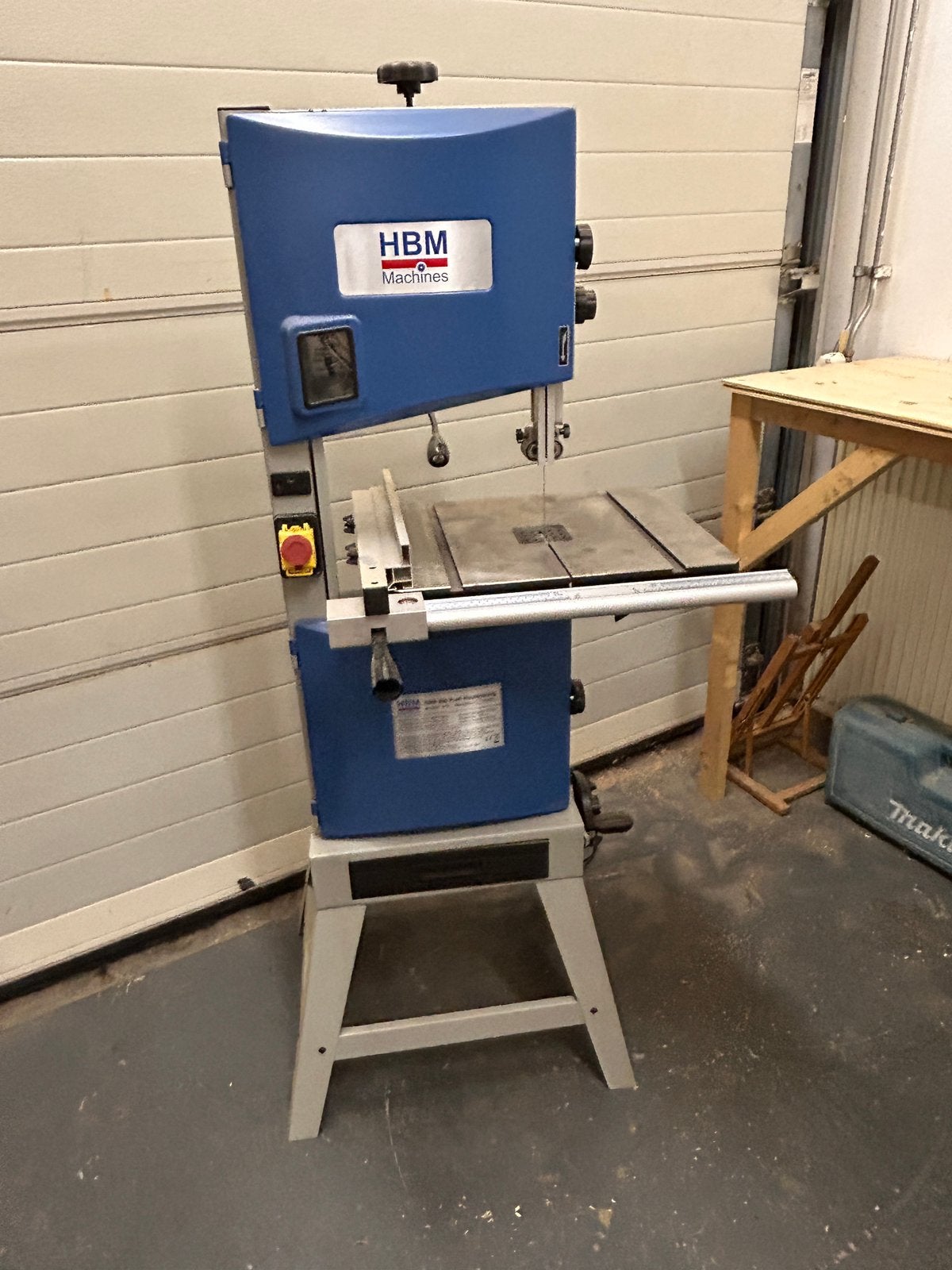 Lintzaag HBM 300 hout lintzaag nieuwstaat., Ophalen, 70 mm of meer, 600 tot 1200 watt, Zo goed als nieuw