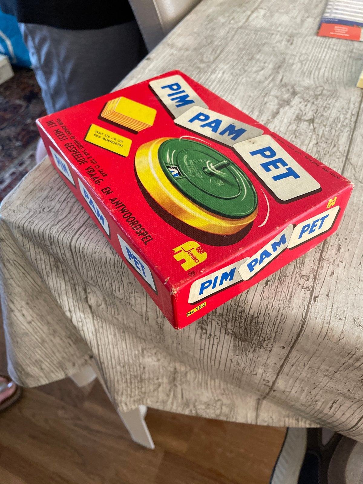 Pim Pam Pet - Vintage Vraag- en Antwoordspel, Drie of vier spelers, Ophalen of Verzenden, Gebruikt