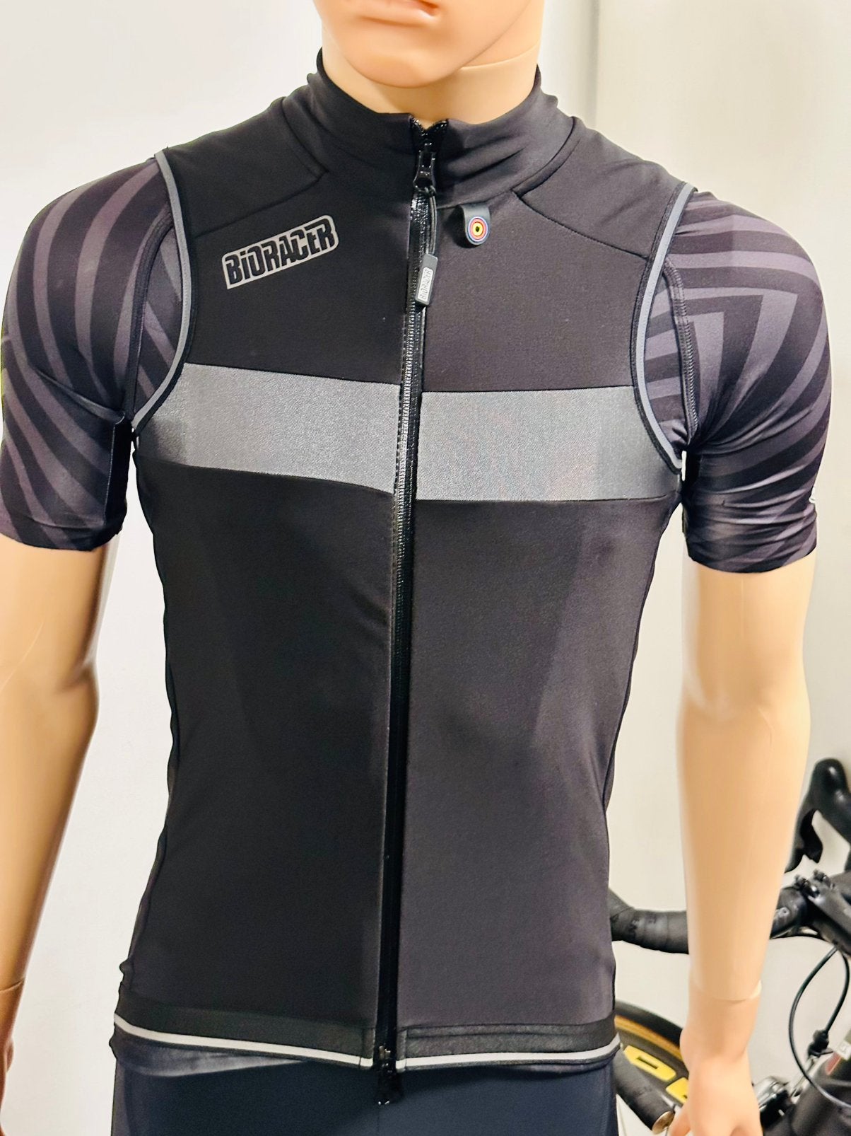 Wielrenkleding windvest windvanger maat S Bioracer, S, Heren, Ophalen of Verzenden, Zo goed als nieuw