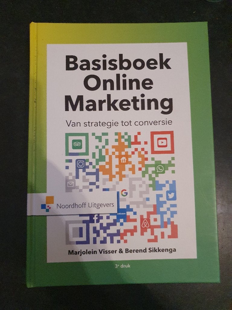 Basisboek Online Marketing - 3e druk, Zo goed als nieuw, Gamma, Marjolein Visser & Berend Sikkenga, HBO