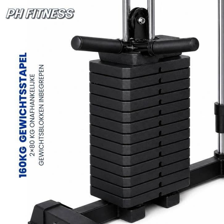 PH Fitness Premium Power Rack - Home Gym 160KG, Sport en Fitness, Ophalen, Halterschijven, Zurichstraat 20, 6135LP SITTARD, Support@phfitness.nl