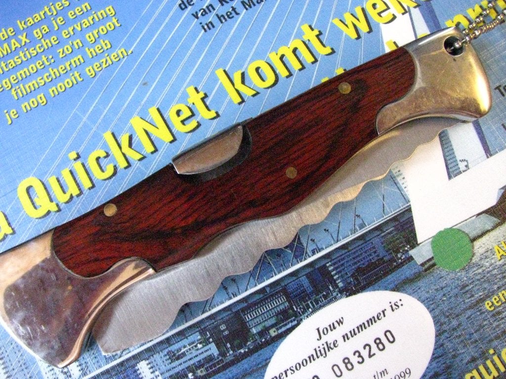 Columbia zakmes met middenlock, Ophalen of Verzenden, Zo goed als nieuw