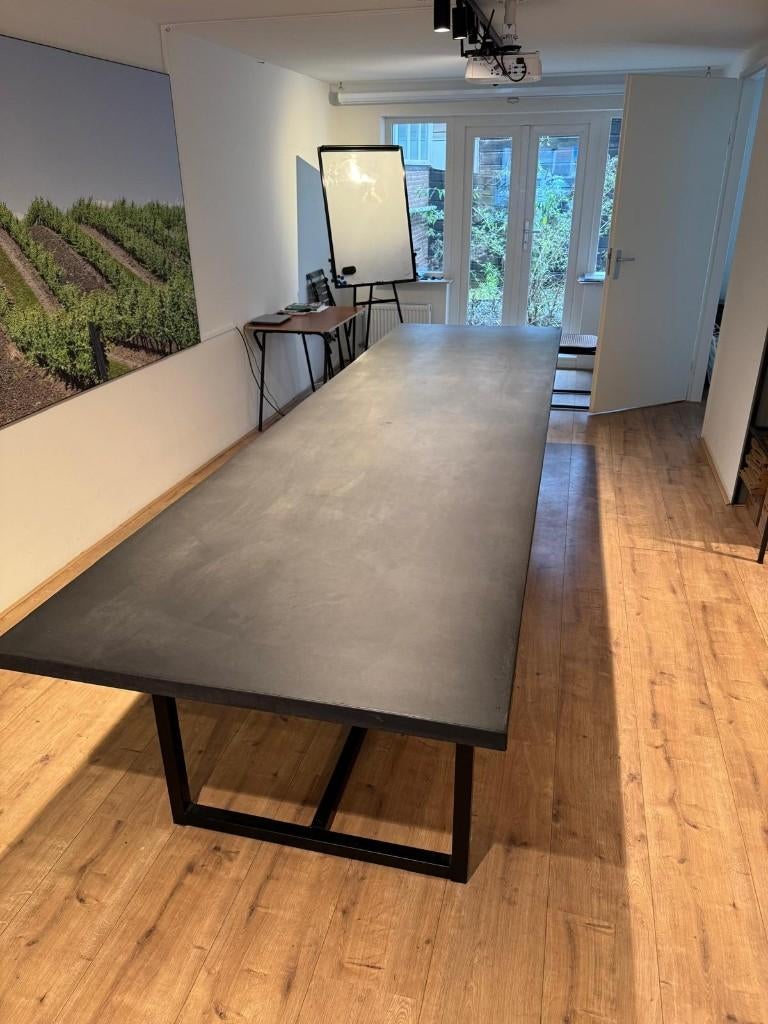 Betonlook Tafels 360x100 cm – 2 stuks – Los te koop, Ophalen, Overige materialen, Gebruikt, 200 cm of meer