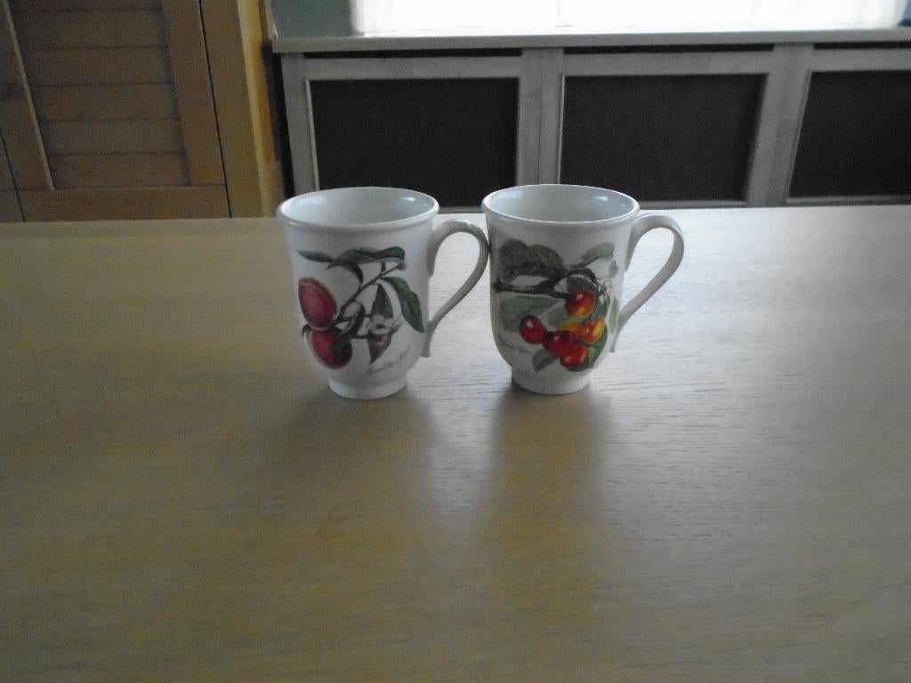 Portmeirion Pomona Bell vorm bekerglas 2bekers, Overige materialen, Overige typen, Ophalen of Verzenden, Zo goed als nieuw