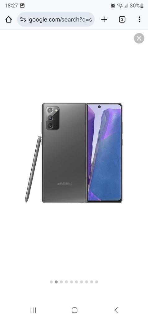 Samsung Galaxy Note 20 - Topconditie!, Galaxy Note 20, Zwart, Touchscreen, Ophalen of Verzenden