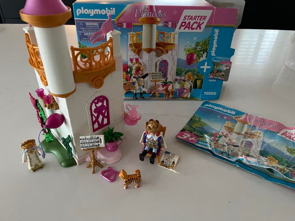 Playmobil starter set princess 70500, Ophalen of Verzenden, Gebruikt, Complete set