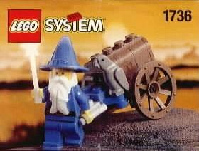 Lego Castle Dragon Masters 1736 Wizard's Cart, Ophalen of Verzenden, Zo goed als nieuw, Complete set, Lego