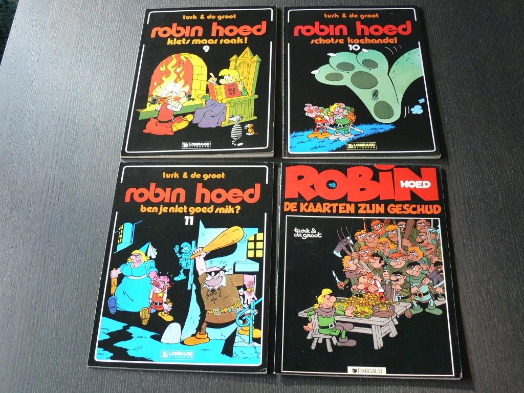 robin Hoed: deel 9 t/m 12, Meerdere stripboeken, Ophalen of Verzenden, Gelezen