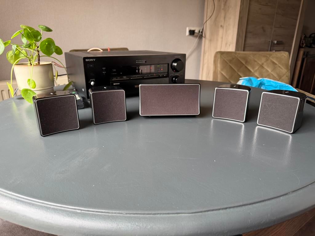 Jamo speakerset, Audio, Tv en Foto, Luidsprekers, Gebruikt, Ophalen of Verzenden, Minder dan 60 watt, Front, Rear of Stereo speakers