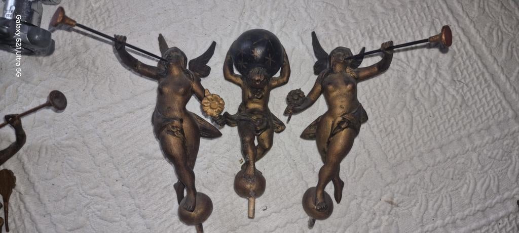 Friese staartklok antieke poppenset, Antiek en Kunst, Antiek | Klokken, Ophalen of Verzenden