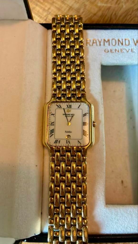 Raymond Weil Fidelio dameshorloge Jaren '90, Ophalen of Verzenden, Gebruikt, Polshorloge, Overige merken