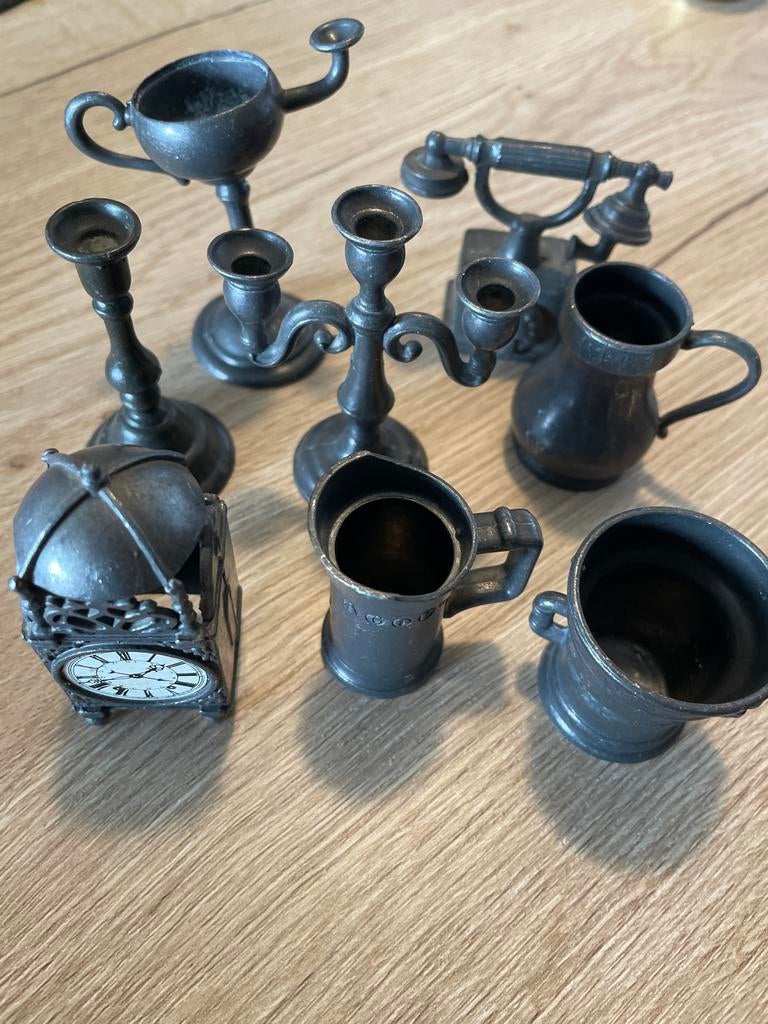 Tinnen Miniaturen Collectie, Ophalen of Verzenden