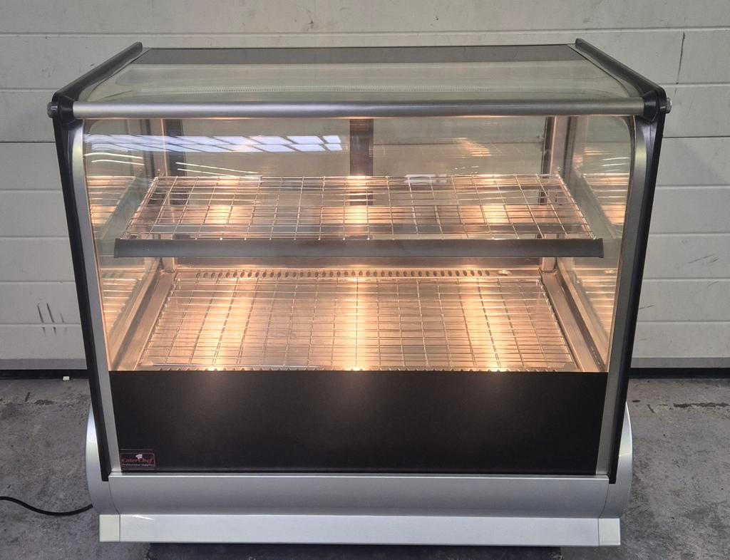 CaterChef warmhoudvitrine 90 cm, horeca, nette staat, Ophalen, Gebruikt, Overige typen