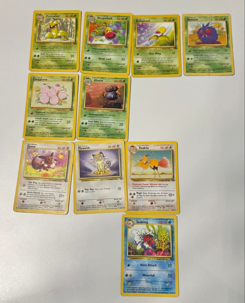 Pokémon Kaarten Set - 10 Kaarten, Ophalen, Gebruikt, Meerdere kaarten