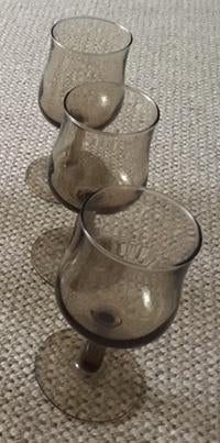 Retro glazen, rookglas, Ophalen of Verzenden