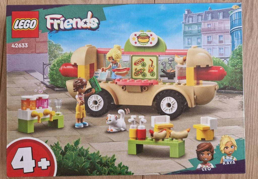 Lego Friends 42633 Hotdogwagen - Nieuw en ongeopend, Ophalen of Verzenden, Nieuw, Complete set, Lego