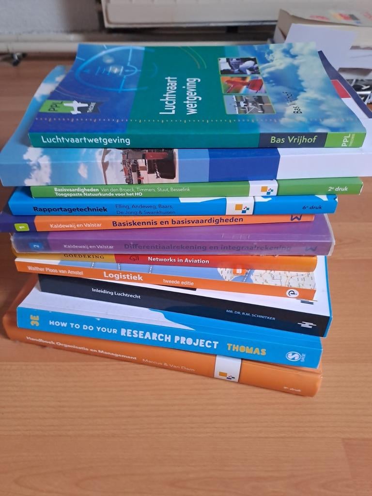 Te koop boeken voor Hbo aviation., Ophalen of Verzenden, Zo goed als nieuw