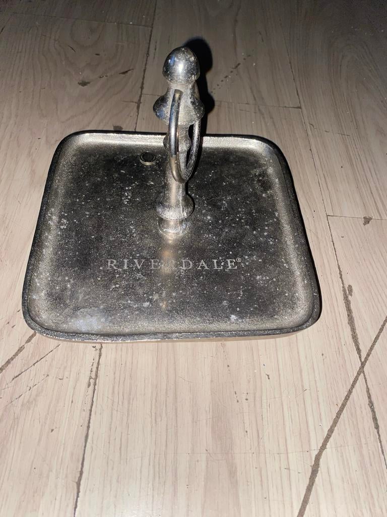 Riverdale Bonbon Schaal Etagère Zilver Klein, Antiek en Kunst, Ophalen of Verzenden