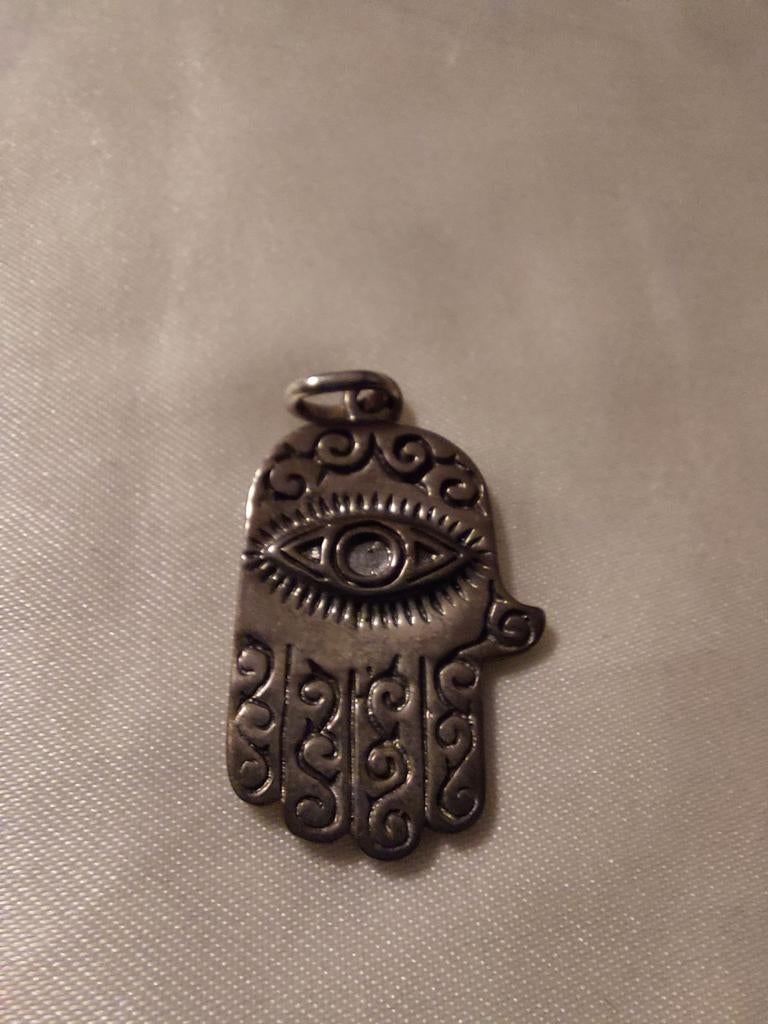 Zilveren Hand van Fatima Kettinghanger - Thailand, Ophalen of Verzenden