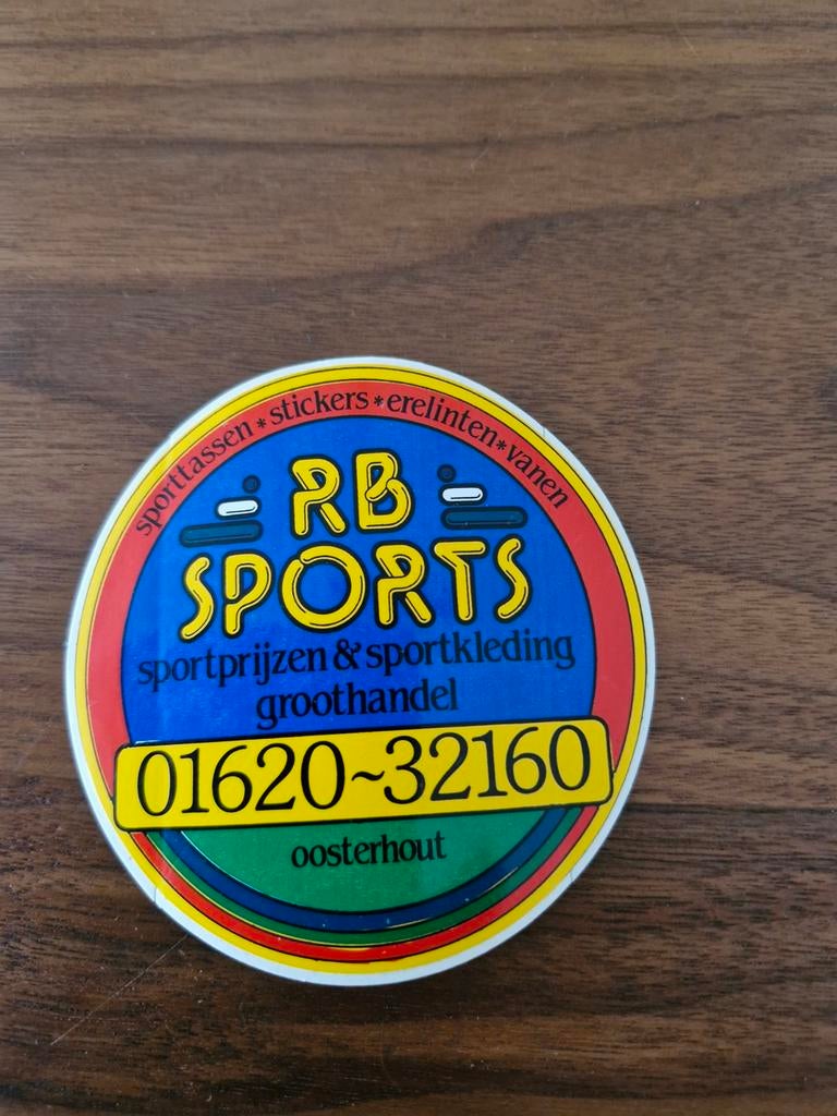 4852 RB Sports Sticker - Oosterhout, Verzamelen, Ophalen of Verzenden, Gebruikt