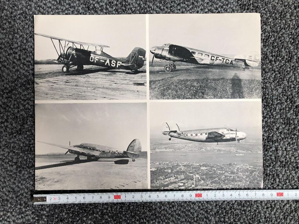 foto's Air Canada, Verzamelen, Ophalen of Verzenden, Zo goed als nieuw, Kaart, Foto of Prent