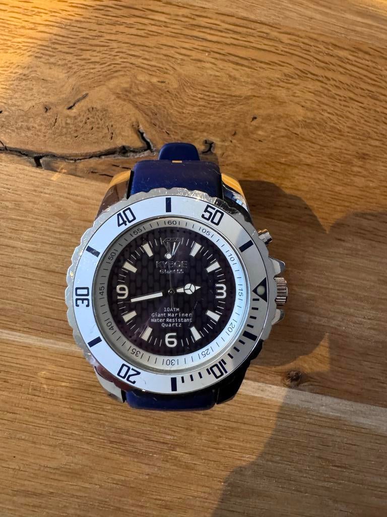 Kyboe Giant Marine Herenhorloge, Sieraden, Tassen en Uiterlijk, Horloges | Heren, Overige merken, Staal, Polshorloge, Kunststof
