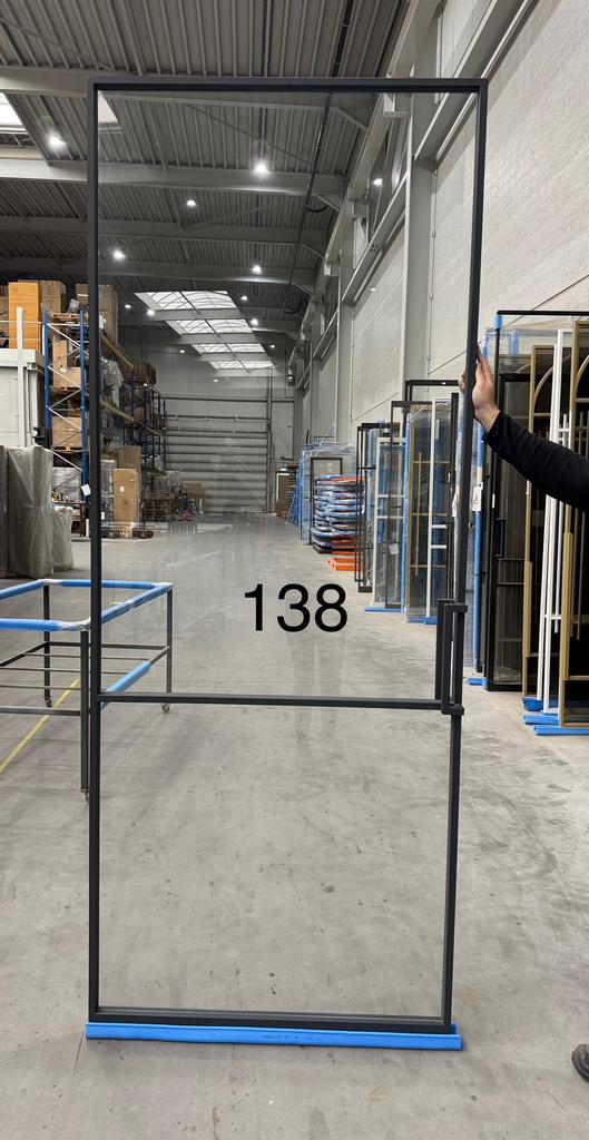Taatsdeur RAL7021 2604mm x1028mm exacte maat *sale 138, 100 tot 120 cm, Firma Hout en Staal, 215 cm of meer, Binnendeur