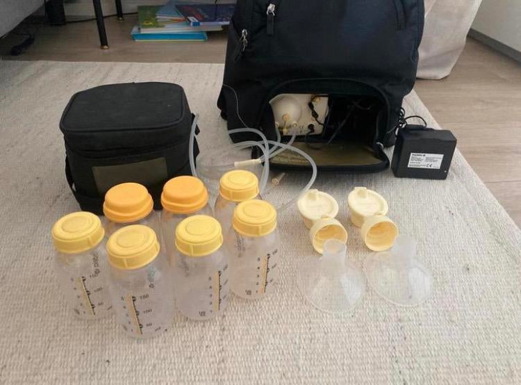 Medela borstkolf + toebehoren, Kinderen en Baby's, Babyvoeding en Toebehoren, Gebruikt, Borstkolf, Ophalen
