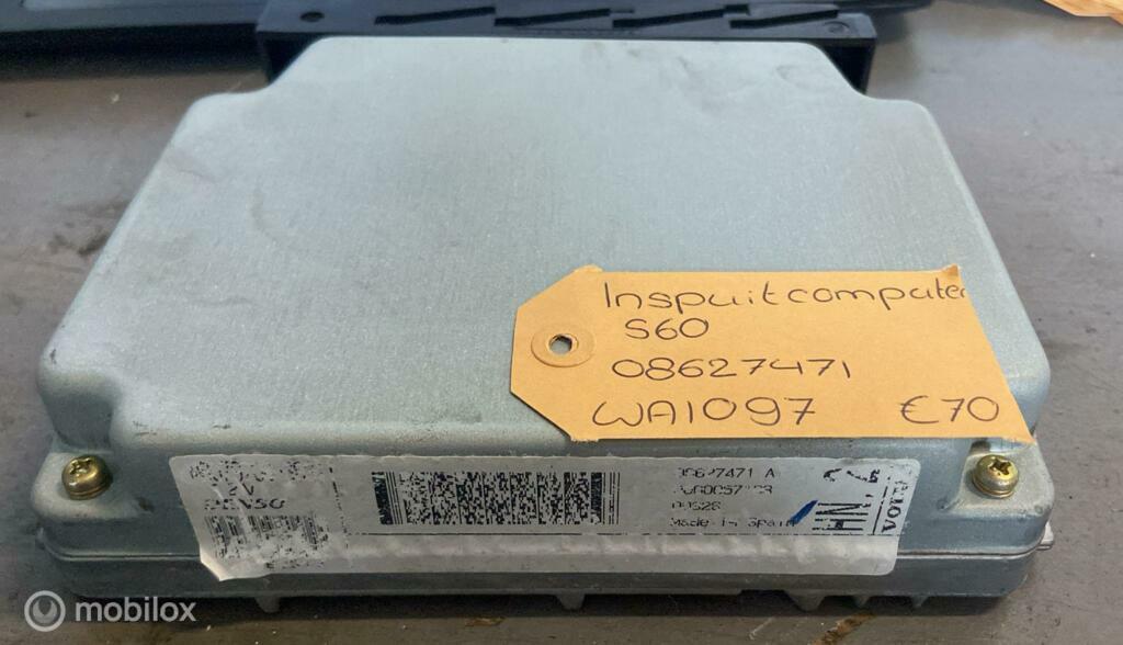 Inspuitcomputer Volvo S60 I ('00-'09) 08627471, Ophalen of Verzenden, Gebruikt