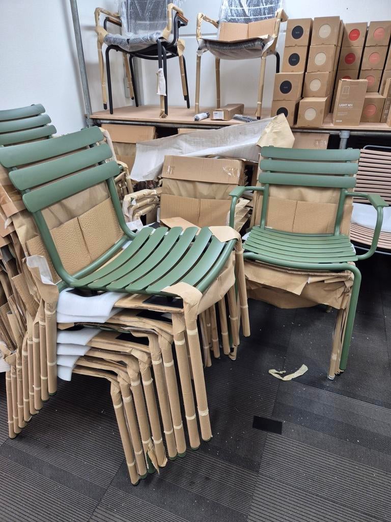 Nieuwe houe alua stoelen volledig aluminium, Ophalen, Nieuw, Aluminium, Stapelbaar