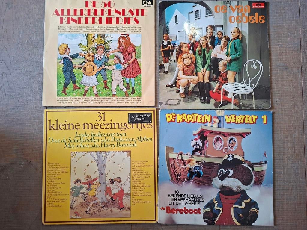Diverse vintage vinyl LP's kinder liedjes, Ophalen of Verzenden, Gebruikt